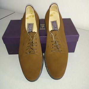 Vintage Cole Haan Tensile Air Blutcher, Brown Suede, Men's Size 9D, NEVER WORN!